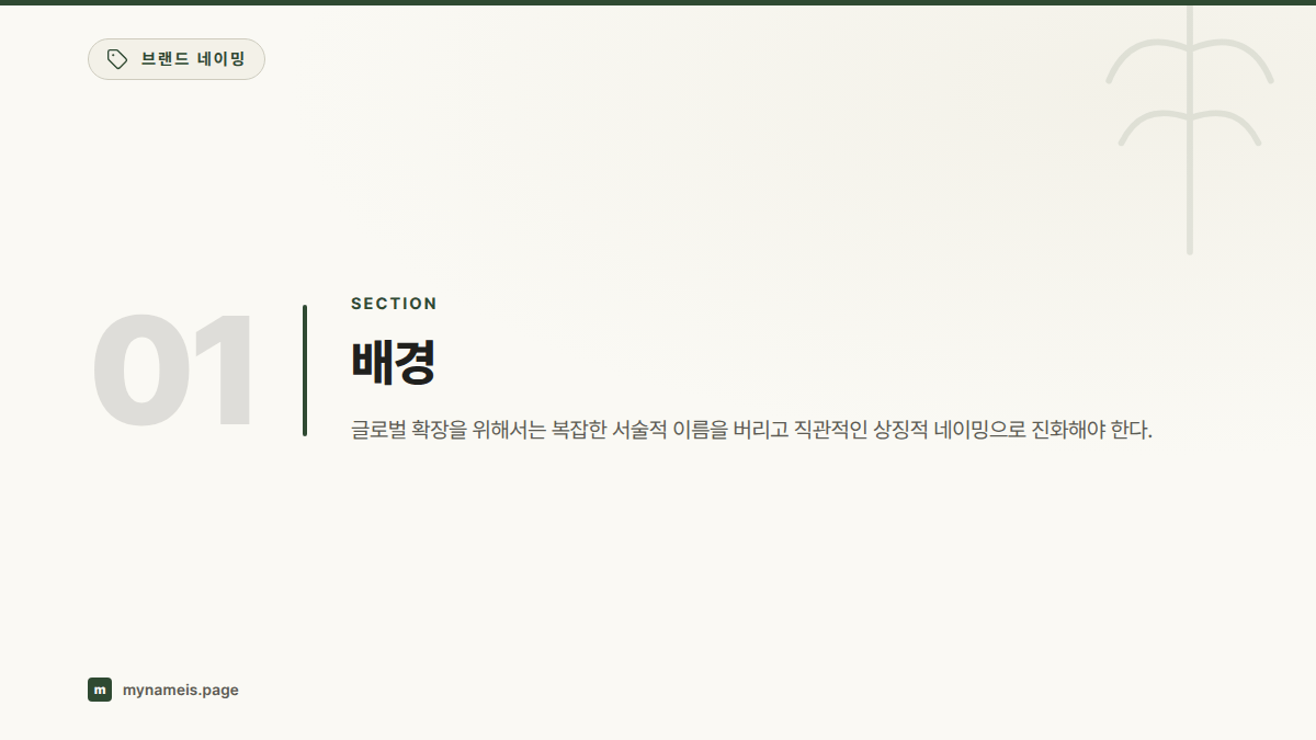 배경 — 섹션 요약